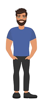 [Target male body type]